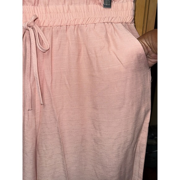 Women's 2X Elastic Waist Wide Leg Pants Office Casual Summer Boho Dressy Beach - Picture 5 of 7